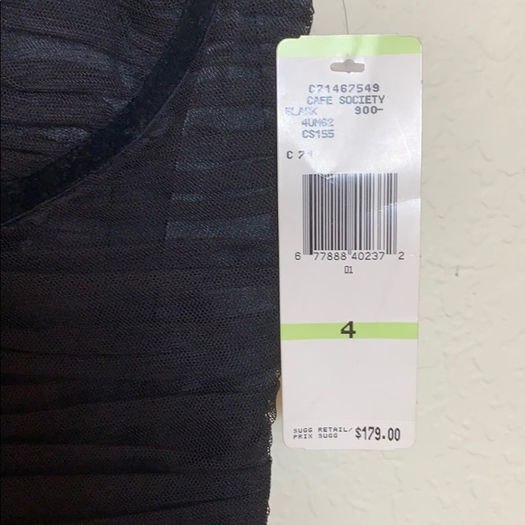 NWT Evan Picone Little Black Dress - Picture 12 of 14